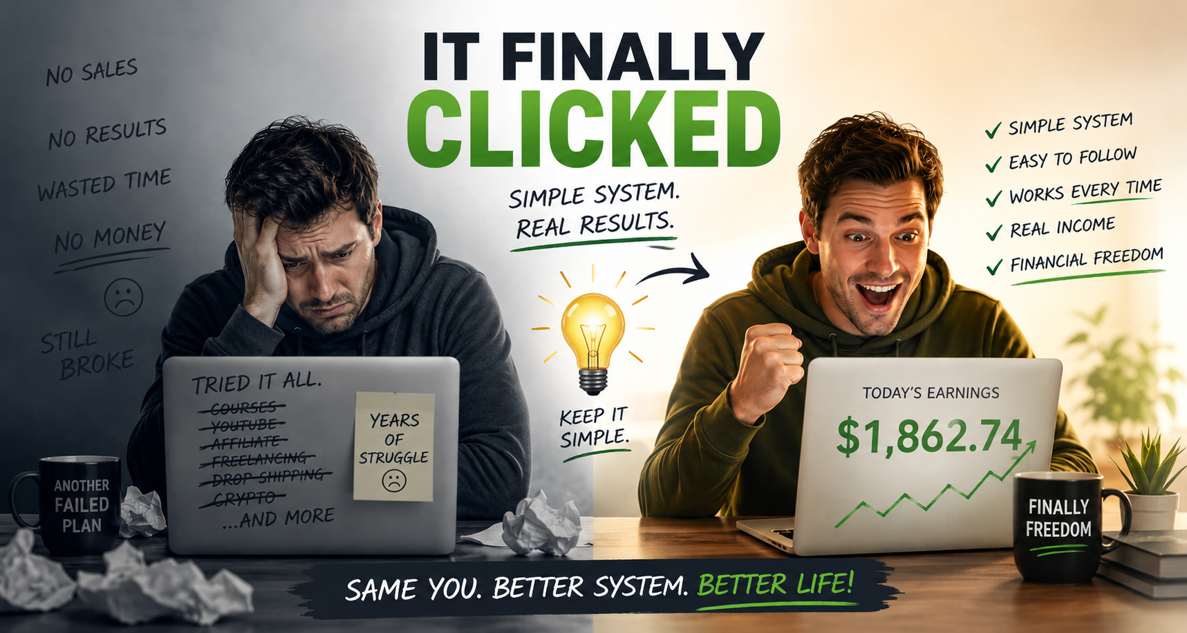 It Finally Clicked - Simple System. Real Results.